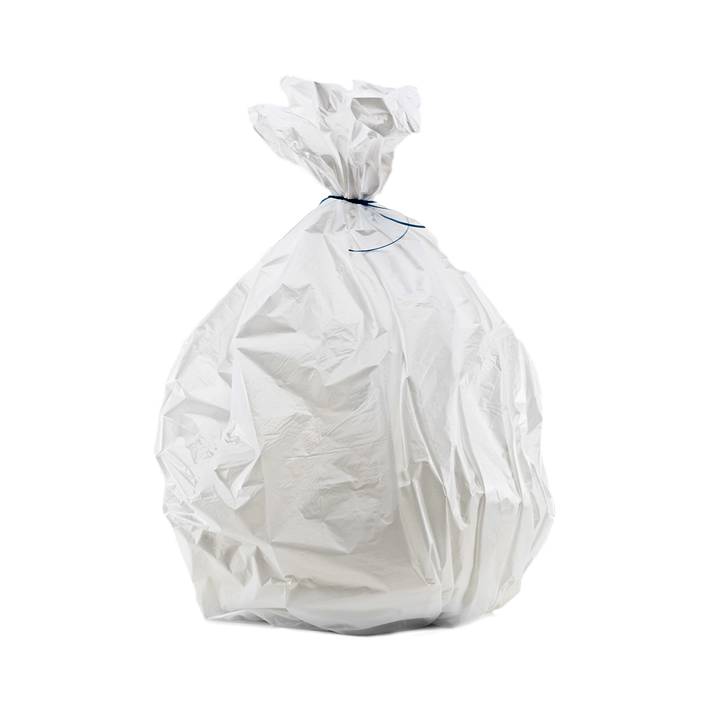 Sacs poubelle plastique - 30 L - Blanc - Rouleau de 20 (Rouleau de 20 sacs)  - La Poste
